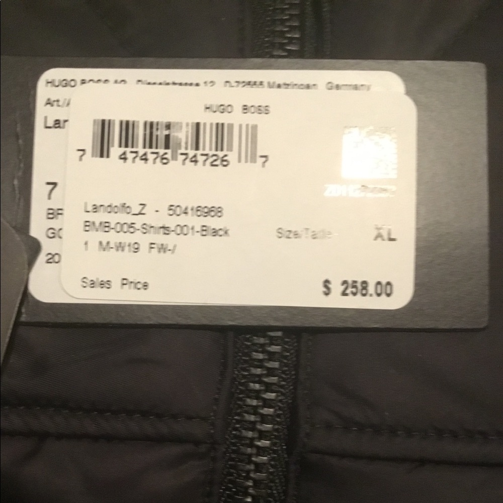 Hugo Boss black jacket